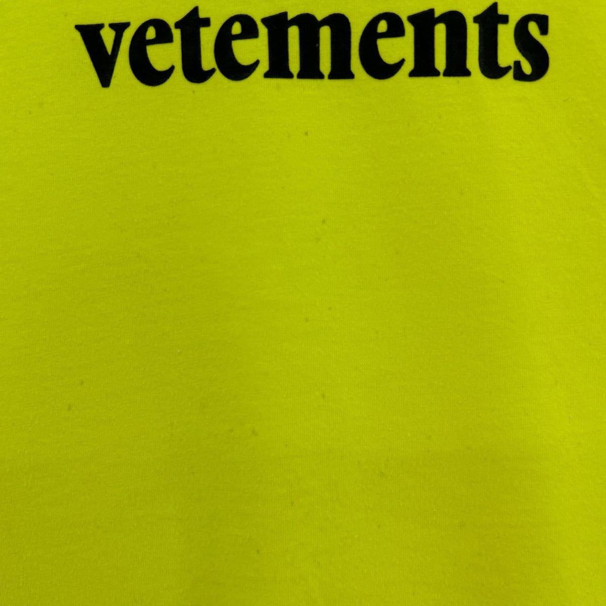 半袖Tシャツ 20SS フロントロゴ 黄 (S) S イエロー
