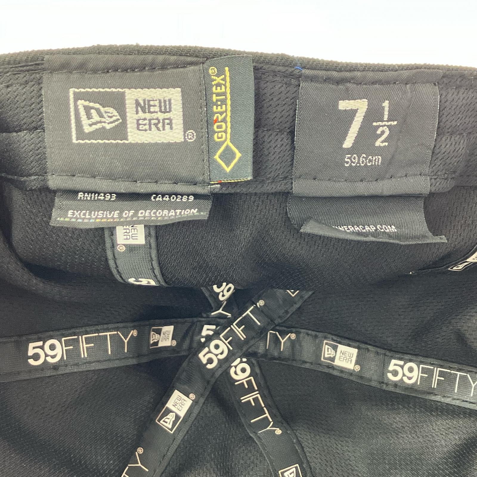 キャップ GORE-TEX 旧ロゴキャップ 黒 ブラック