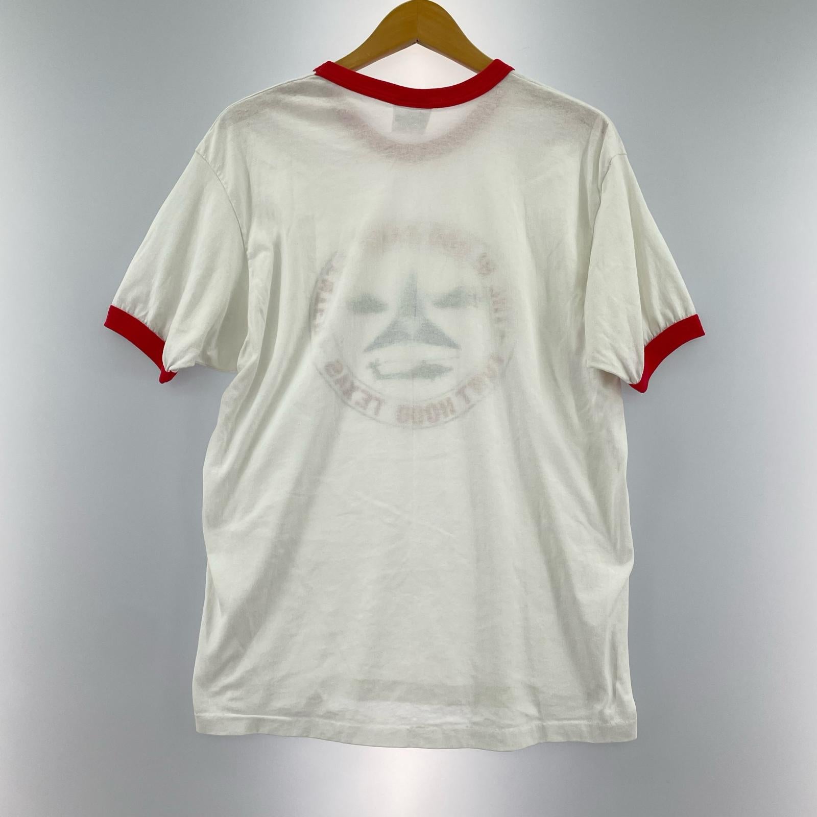 半袖Tシャツ 80s リンガーTEE L ホワイト L ホワイト