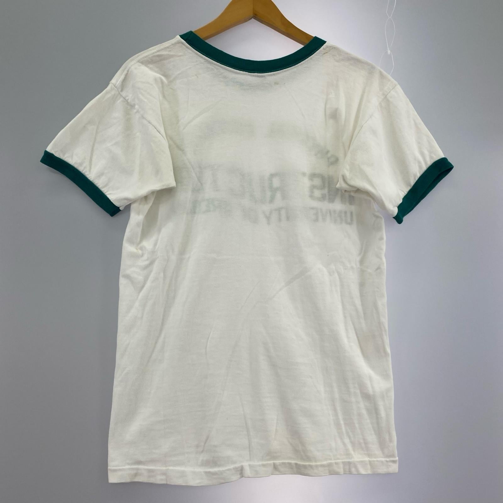 半袖Tシャツ 70s リンガーT INSTRUCTOR (M) M ホワイト