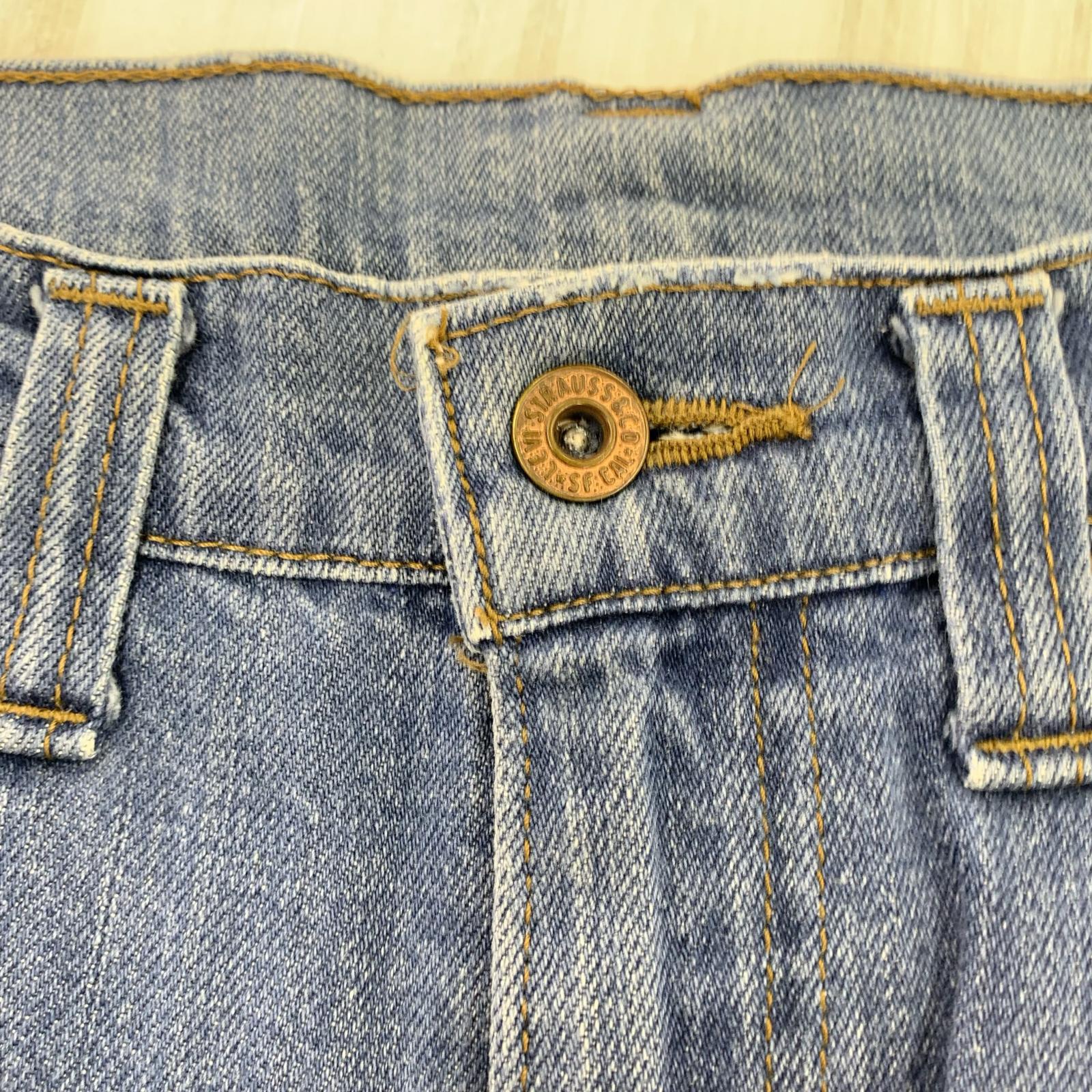 デニムパンツ 90s 白タブ 日本製 (32) 32 ブルー