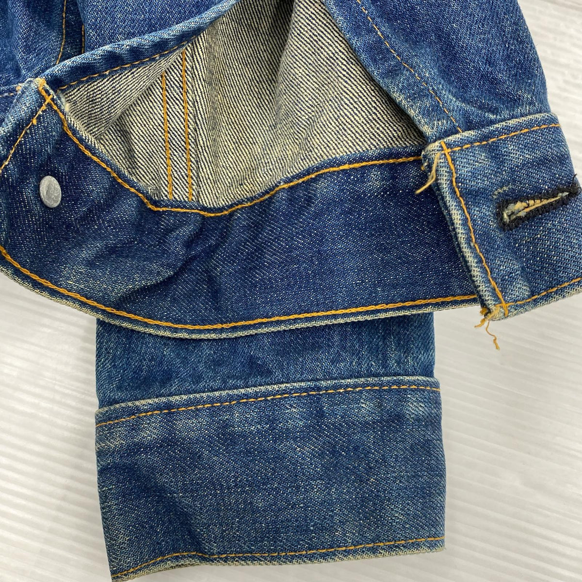 デニムジャケット 70s 70505 4th 529刻印 USA製 ブラック