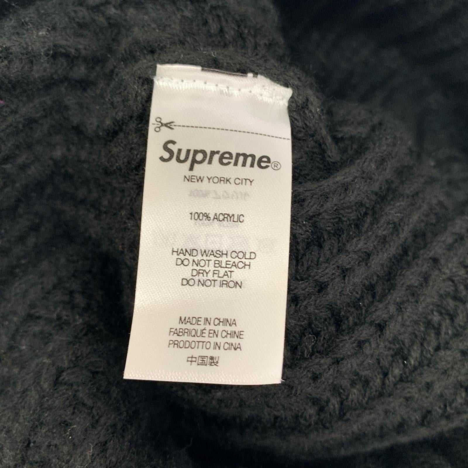 ニットキャップ 23AW/クラシックロゴ ブラック