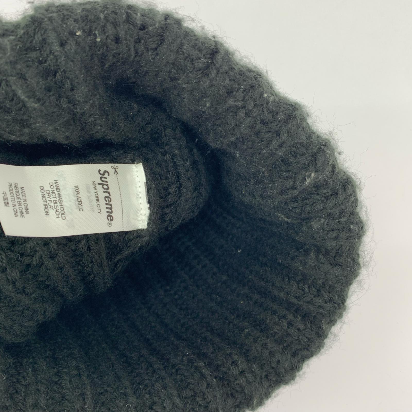 ニットキャップ 23AW/クラシックロゴ ブラック