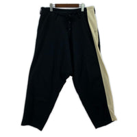 パンツ サルエル/STITCH BUTTON SARROUEL PANTS/黒 2 ブラック