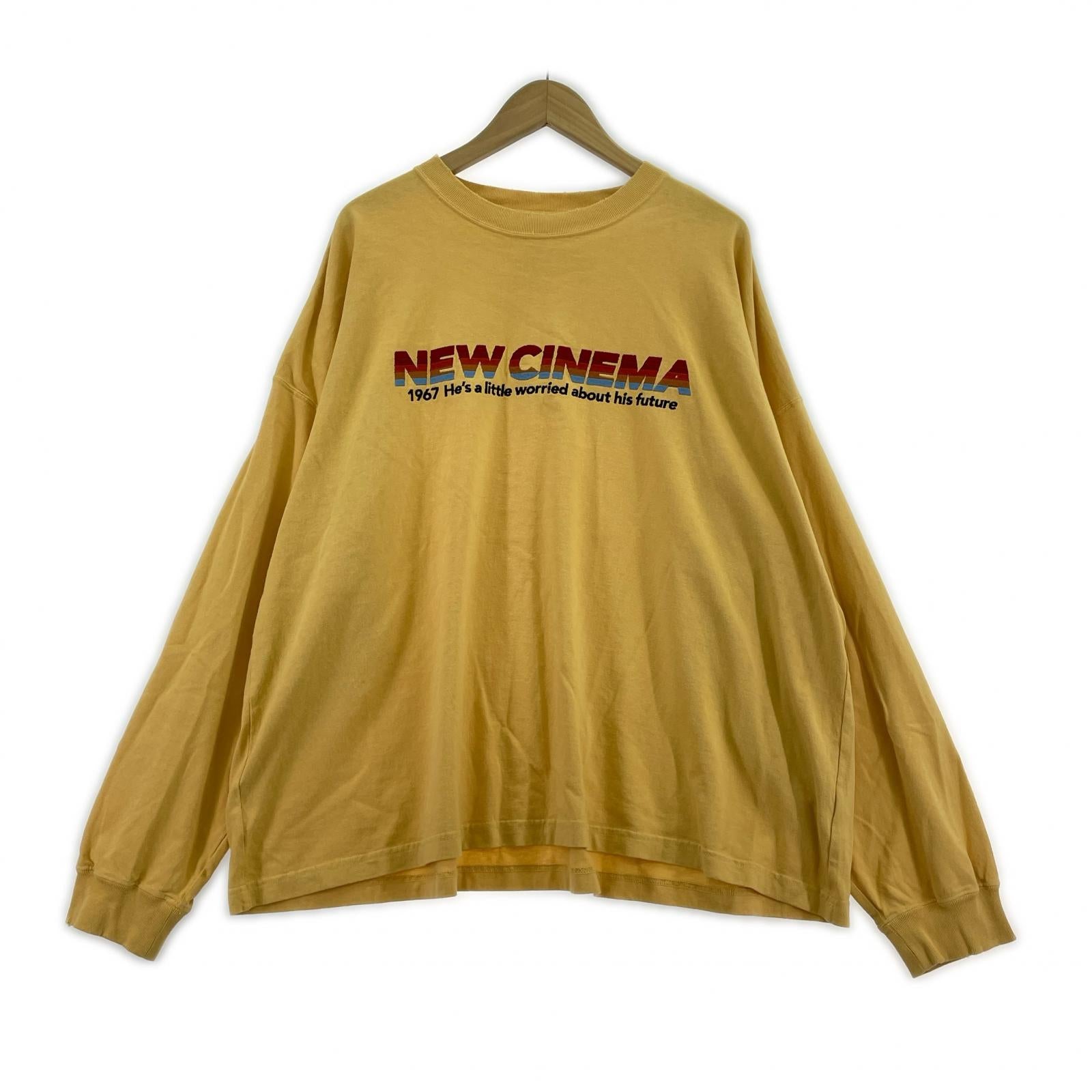 スウェット 23SS NEW CINEMA L/S Tee YLW イエロー