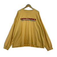 スウェット 23SS NEW CINEMA L/S Tee YLW イエロー