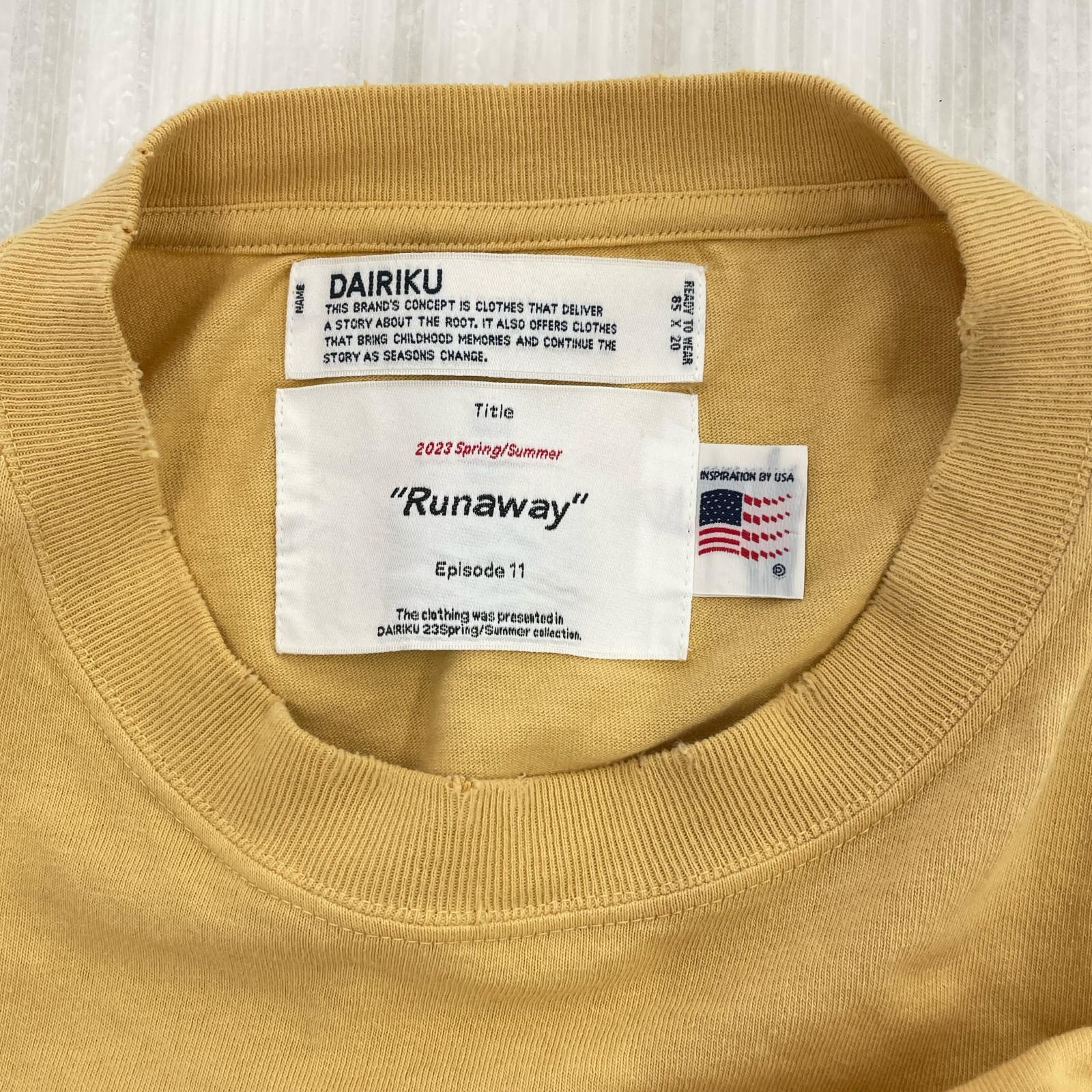 スウェット 23SS NEW CINEMA L/S Tee YLW イエロー