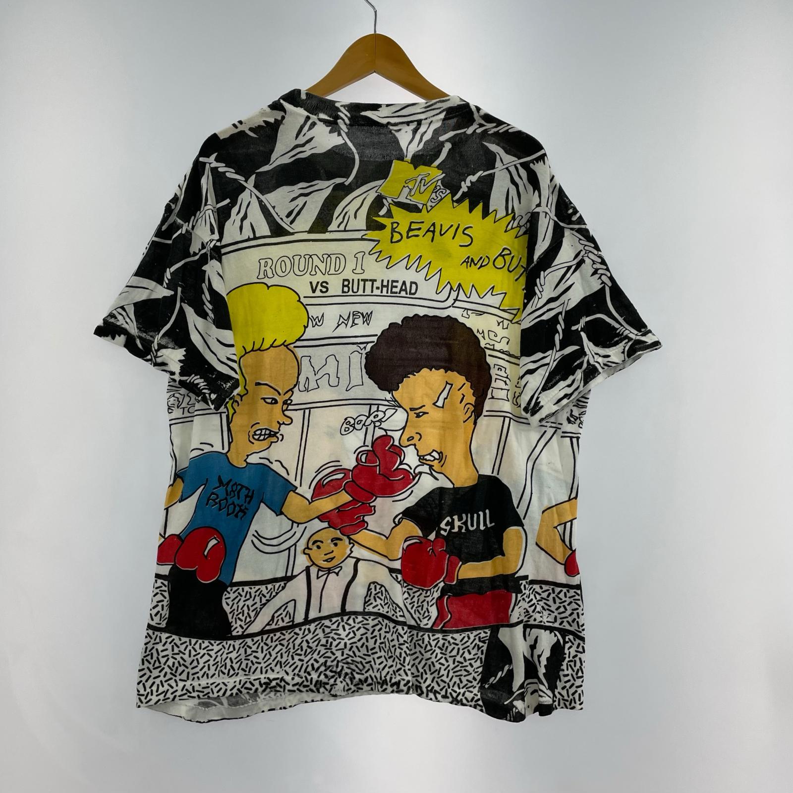 半袖Tシャツ crazy 90s ビーバス&バット L