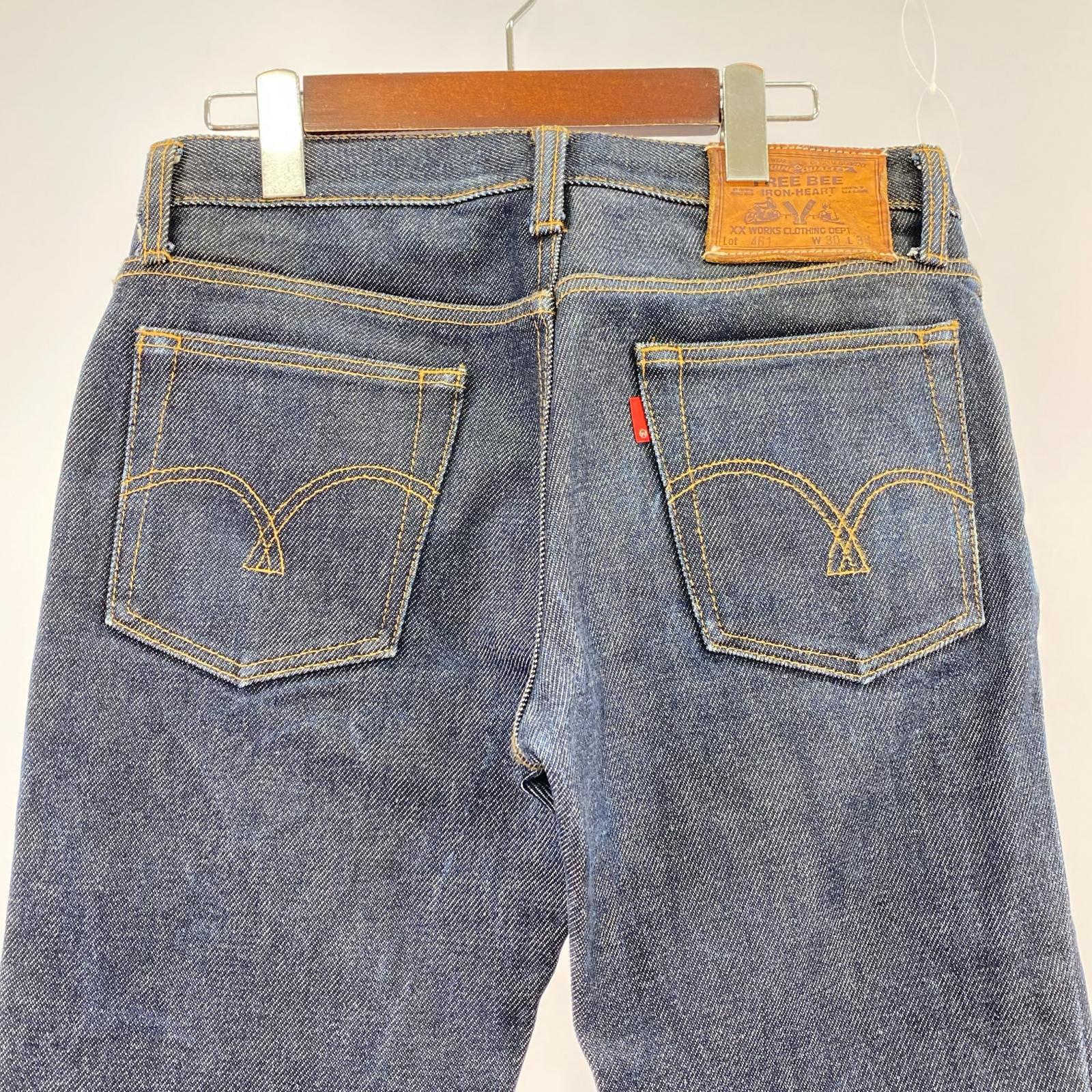 デニムパンツ 461 ストレートデニム (W30) 30 ネイビー