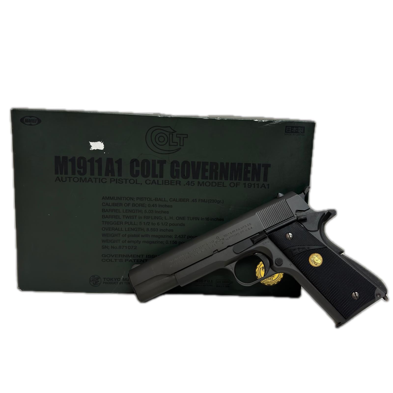 東京マルイ M1911A COLT M1911A1 COLT GOVERNMENT 東京マルイ ガン