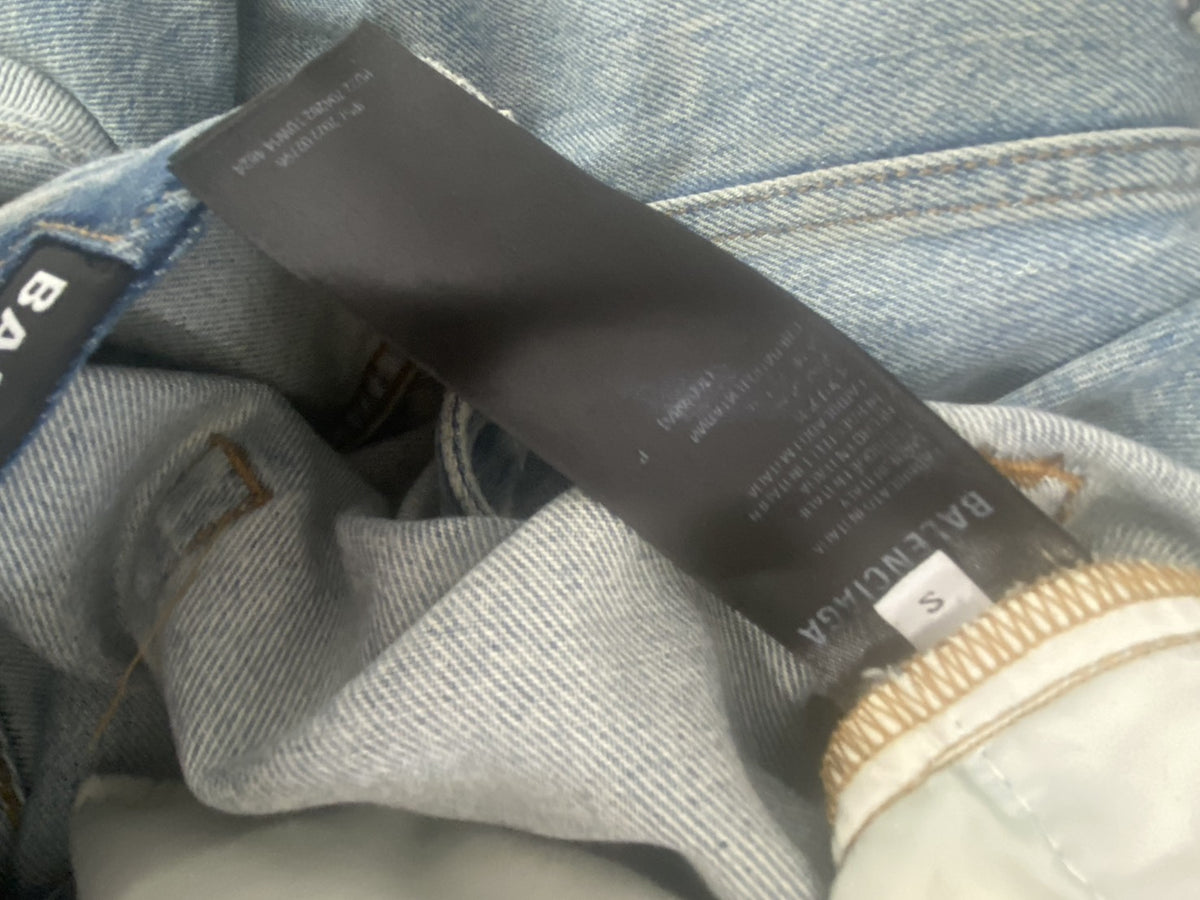 22AW PULL-UP TROUSERS ワイドデニムパンツ (S)