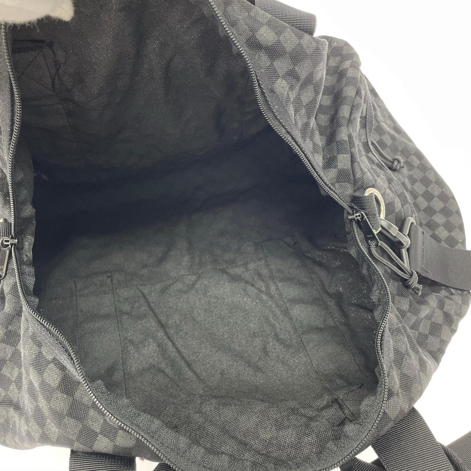 ショルダーバッグ Duffle Bag CORDURA チェック柄 黒 ブラック