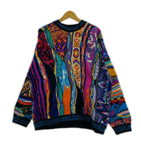 ニット COOGI 3Dニット AUS製 M マルチカラー