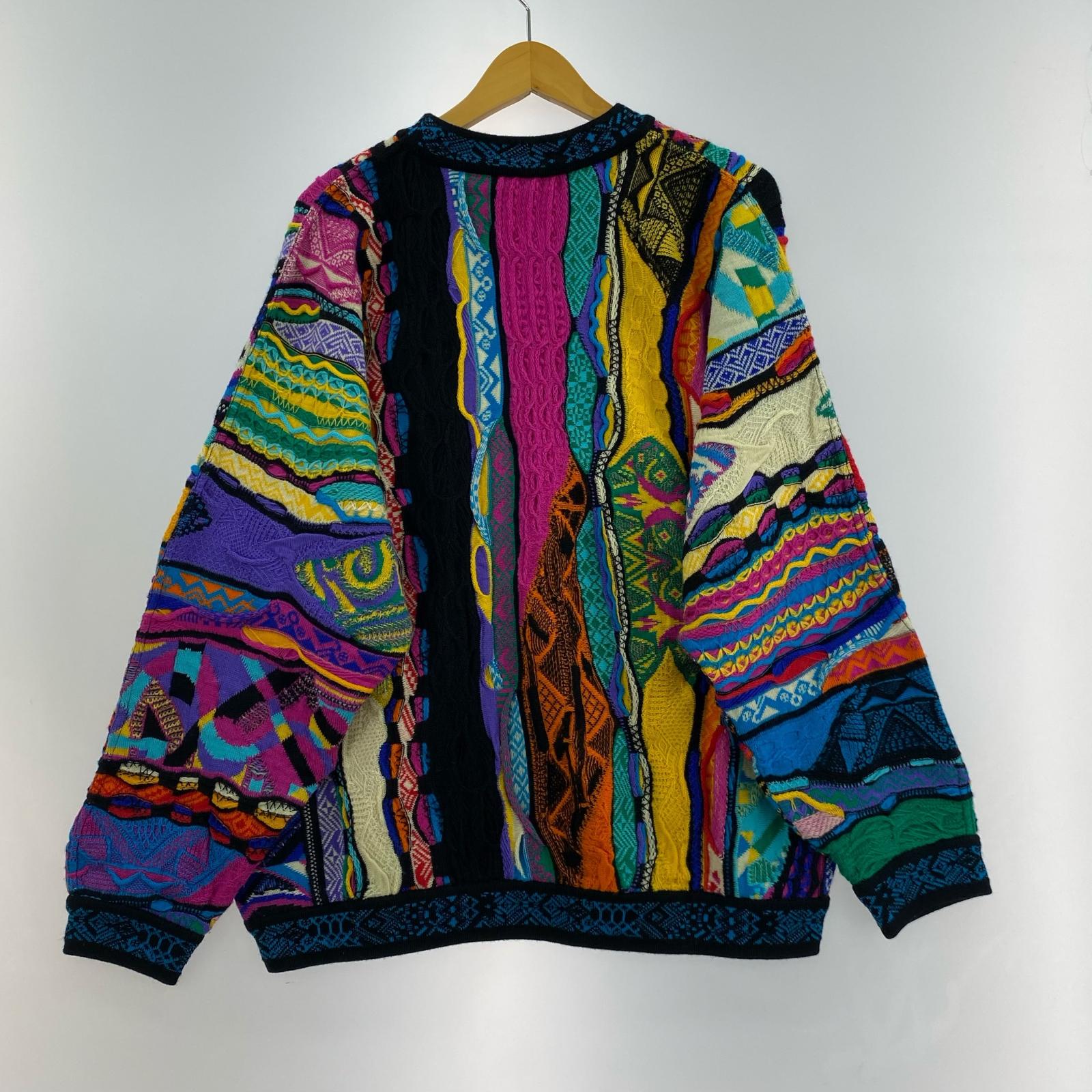 ニット COOGI 3Dニット AUS製 M マルチカラー