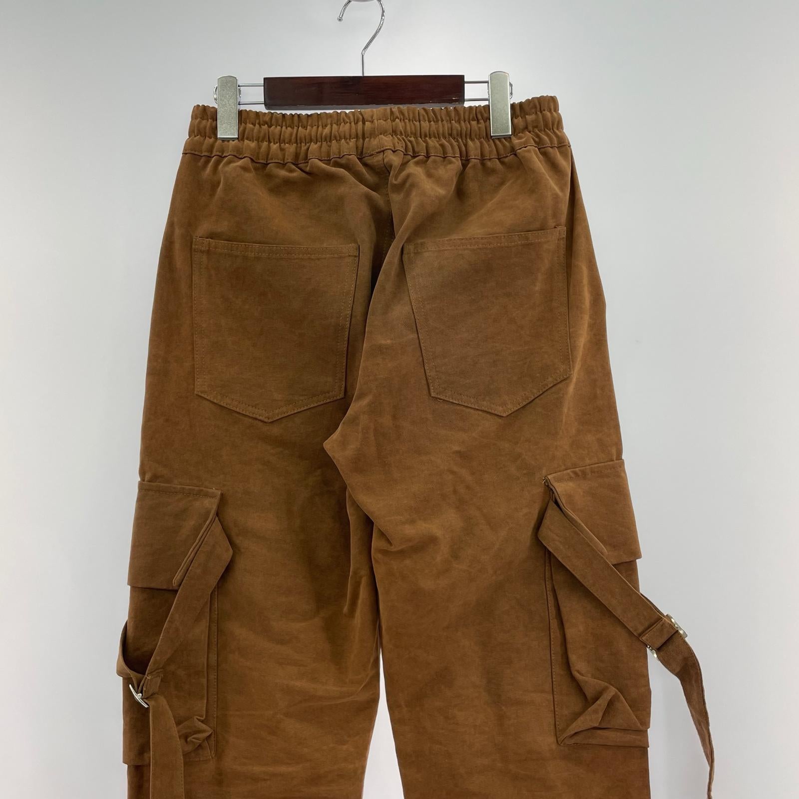パンツ ASKYURSELF×Kim Duong Flare Cargo Pants M ブラウン
