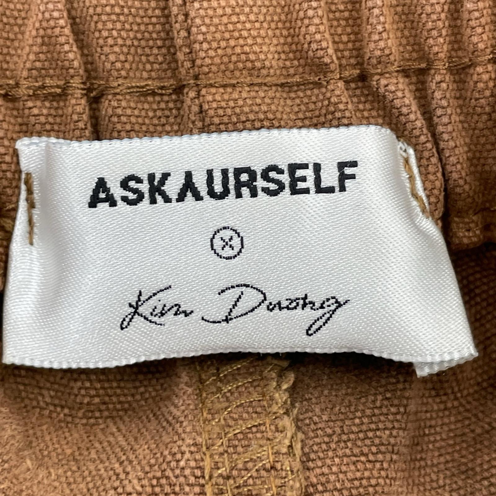 パンツ ASKYURSELF×Kim Duong Flare Cargo Pants M ブラウン