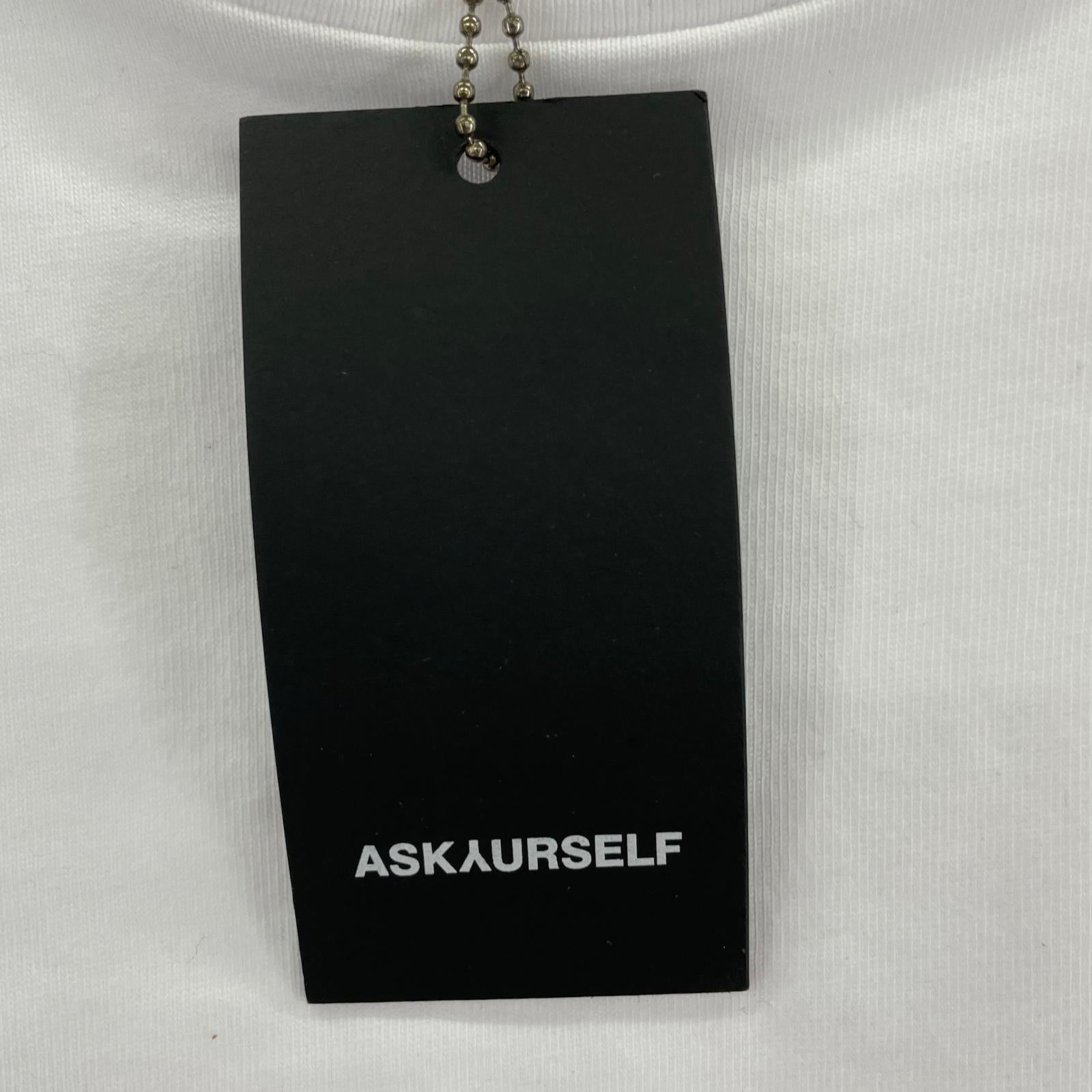 半袖Tシャツ ASKYURSELF S/Sカットソー ホワイト (M) M ホワイト