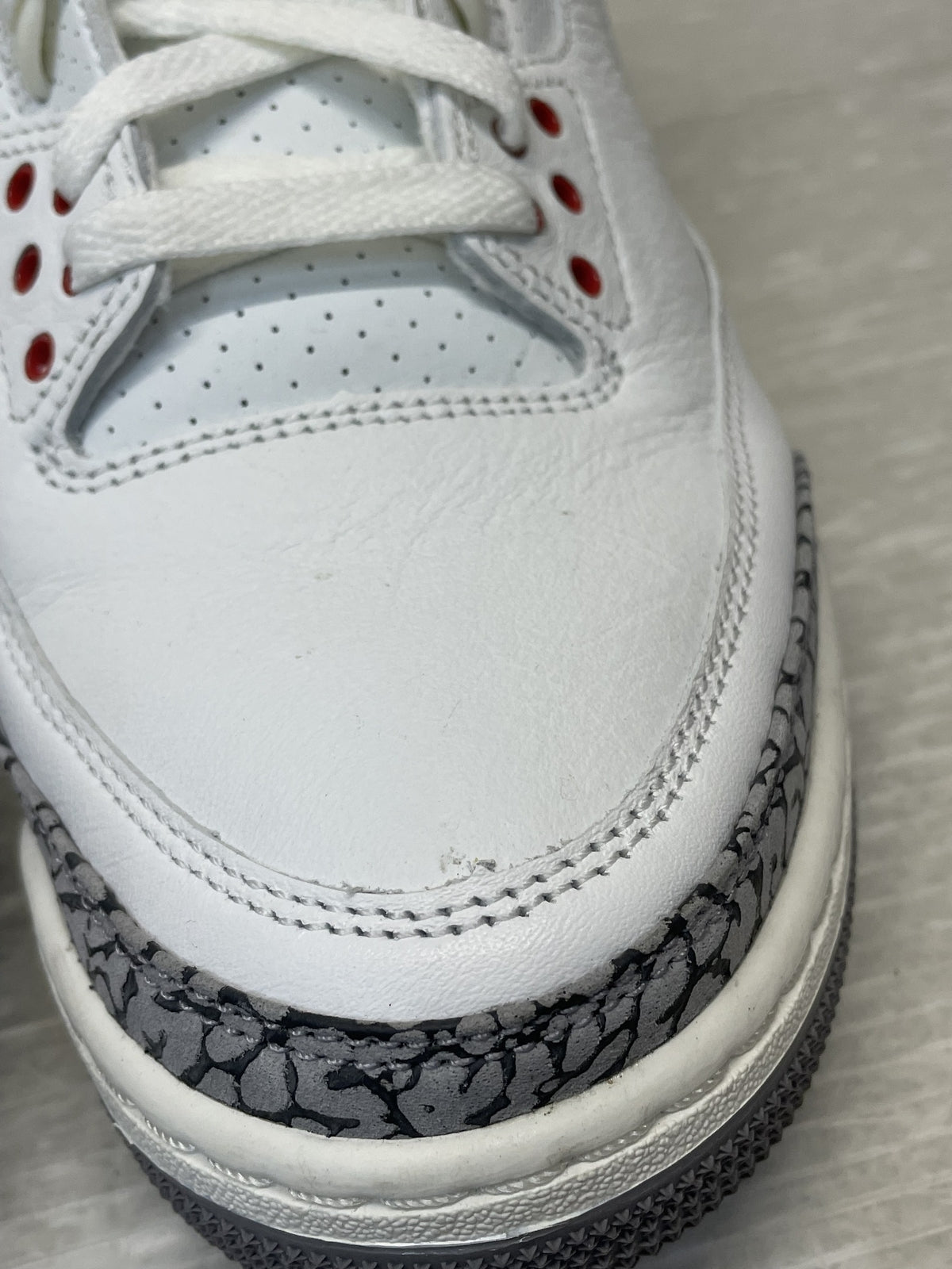スニーカー NIKE AIR JORDAN 3 RETRO 27.0 ホワイト