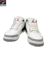 スニーカー NIKE AIR JORDAN 3 RETRO 27.0 ホワイト