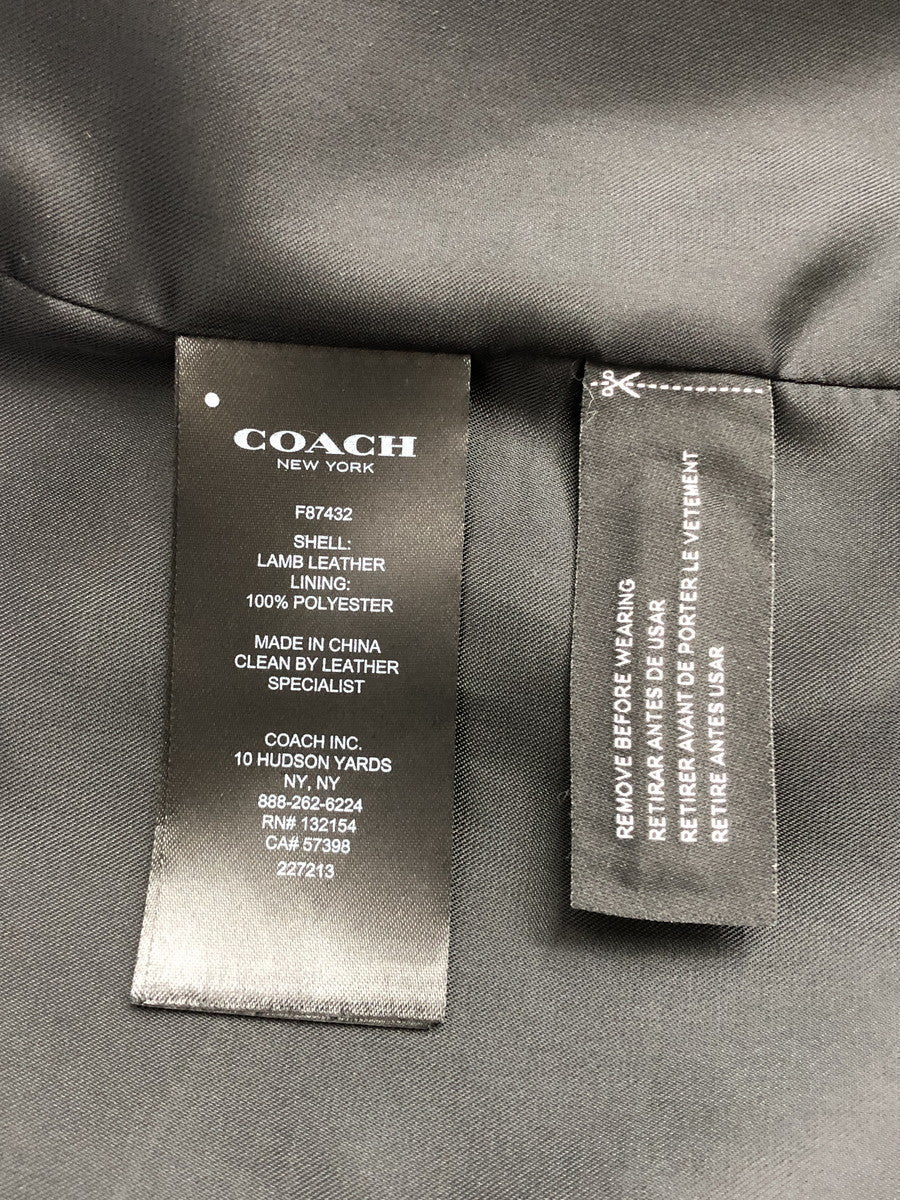 COACH レザージャケット ブラウン