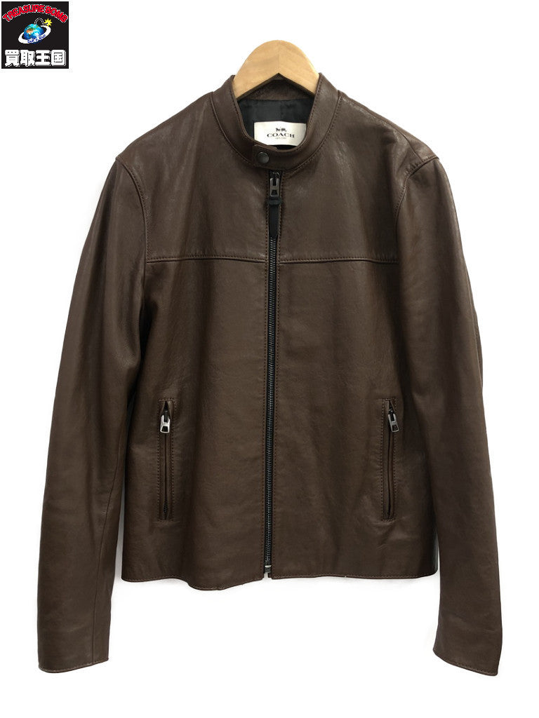 COACH レザージャケット ブラウン