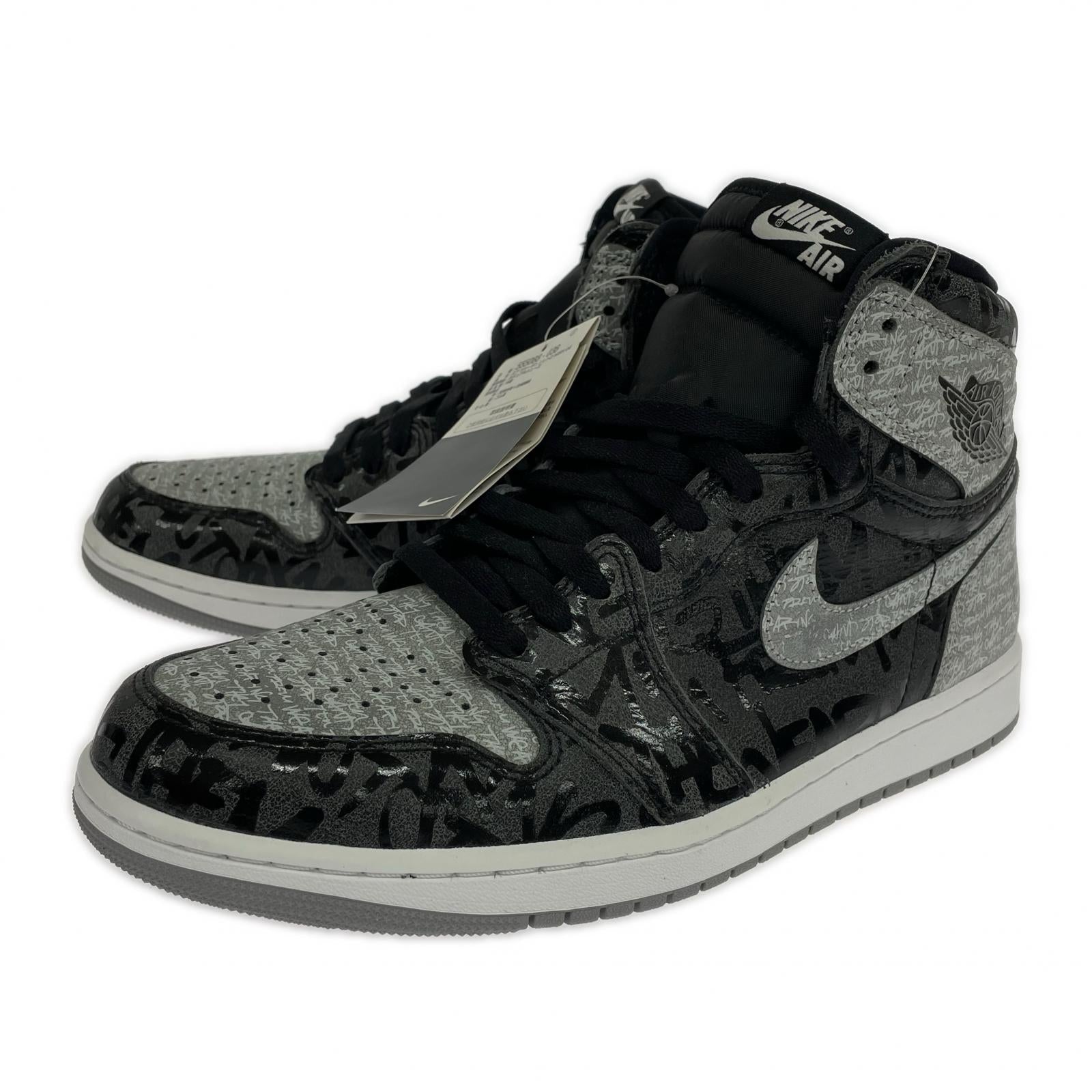 スニーカー Nike Air Jordan 1 High OG Rebellionaire 555088-036 28.5cm (US10 1/2 UK10 EU47) ブラック