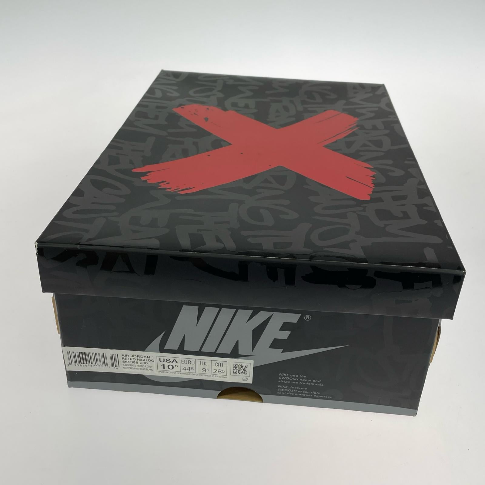 スニーカー Nike Air Jordan 1 High OG Rebellionaire 555088-036 28.5cm (US10 1/2 UK10 EU47) ブラック