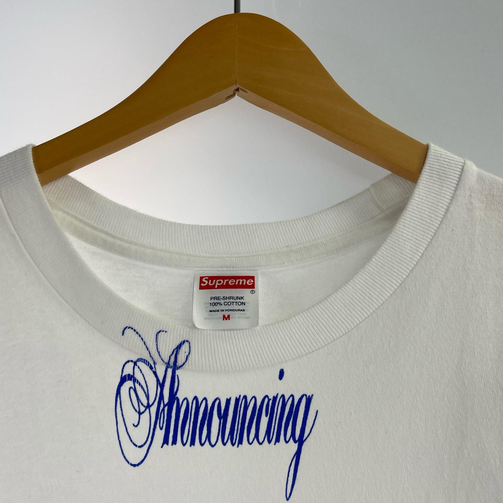 半袖Tシャツ Announcing Tee 白 M M ホワイト