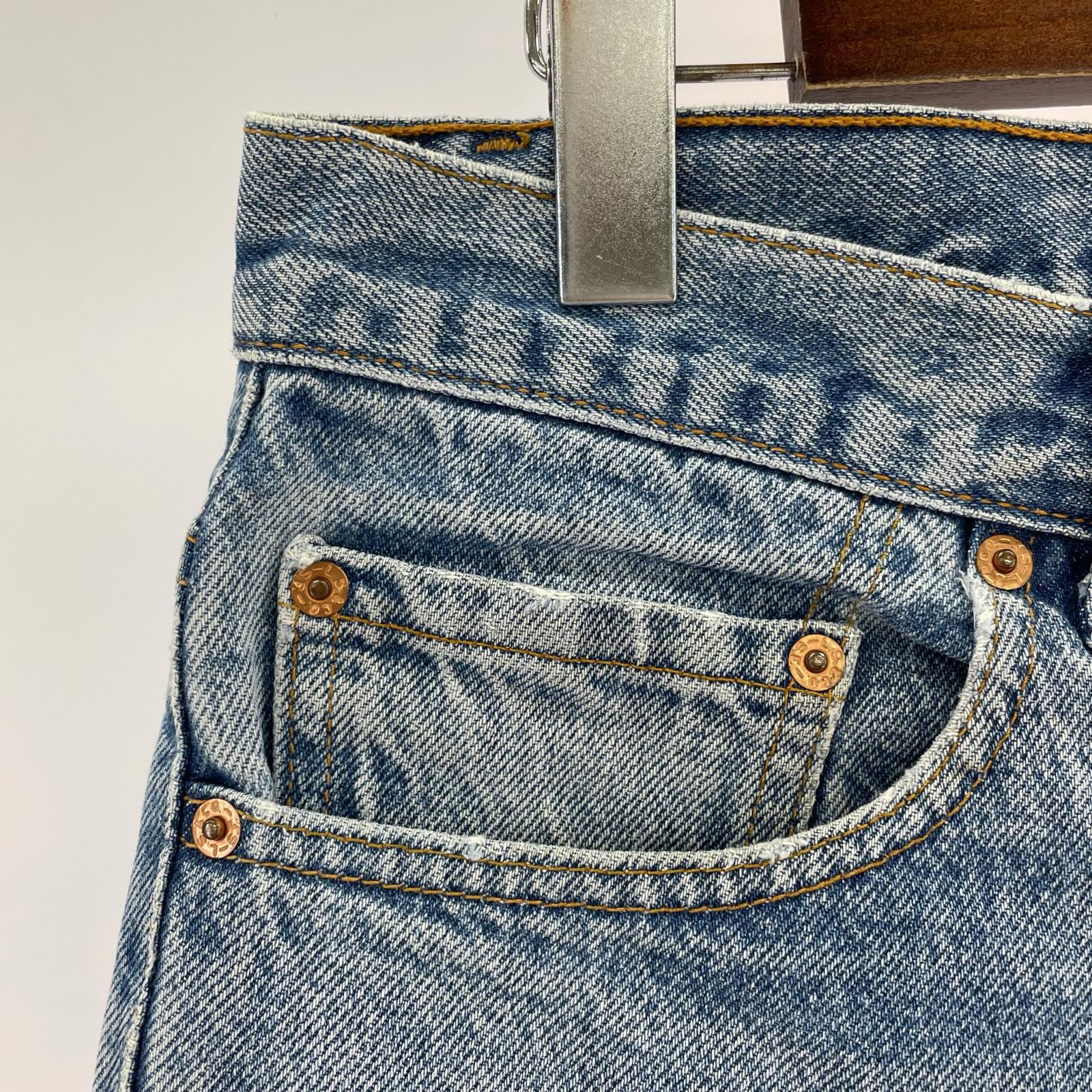 デニムパンツ 90s USA製 00517-0217 ボタン裏554