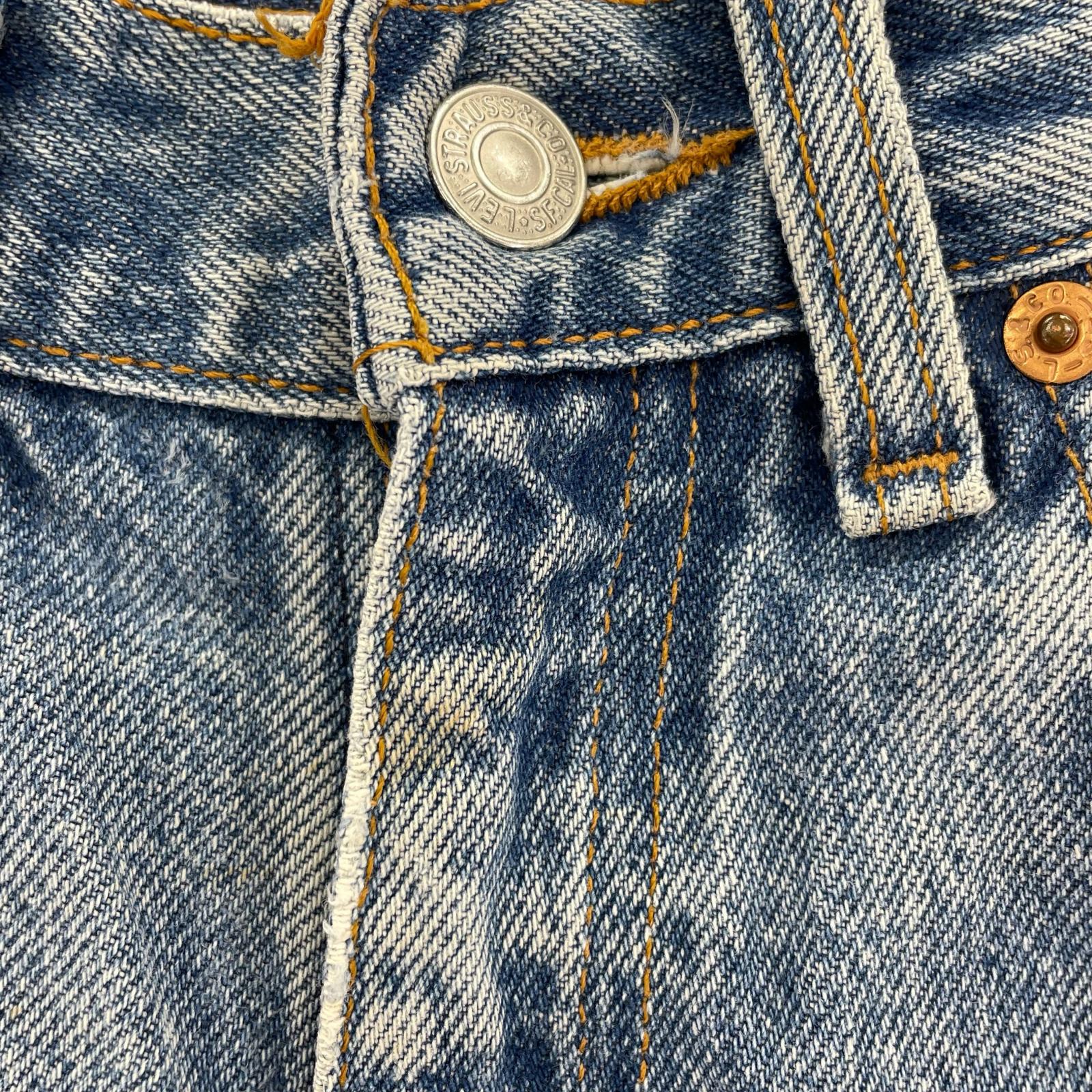 デニムパンツ 90s USA製 00517-0217 ボタン裏554