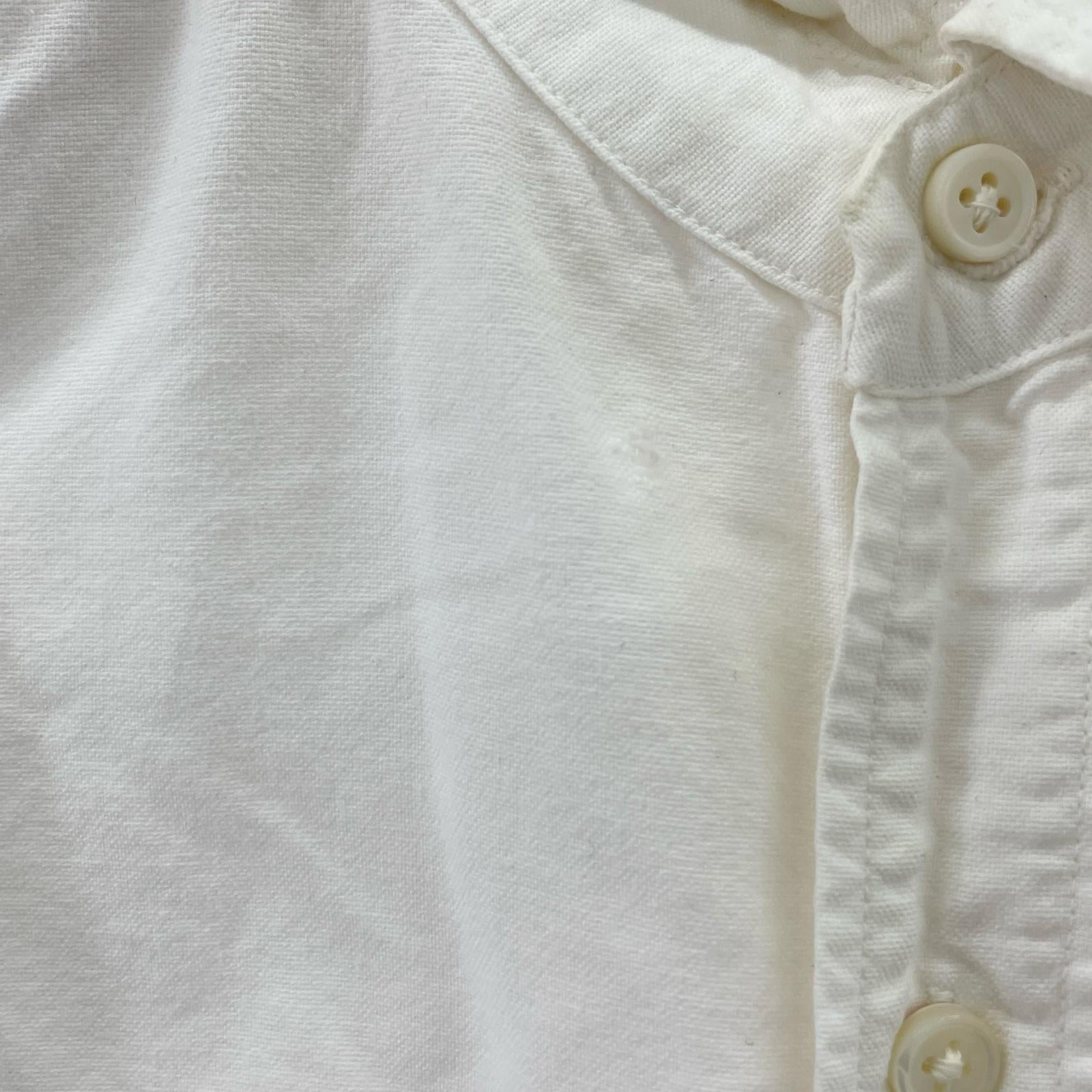 長袖シャツ OXFORD 白 36 ホワイト