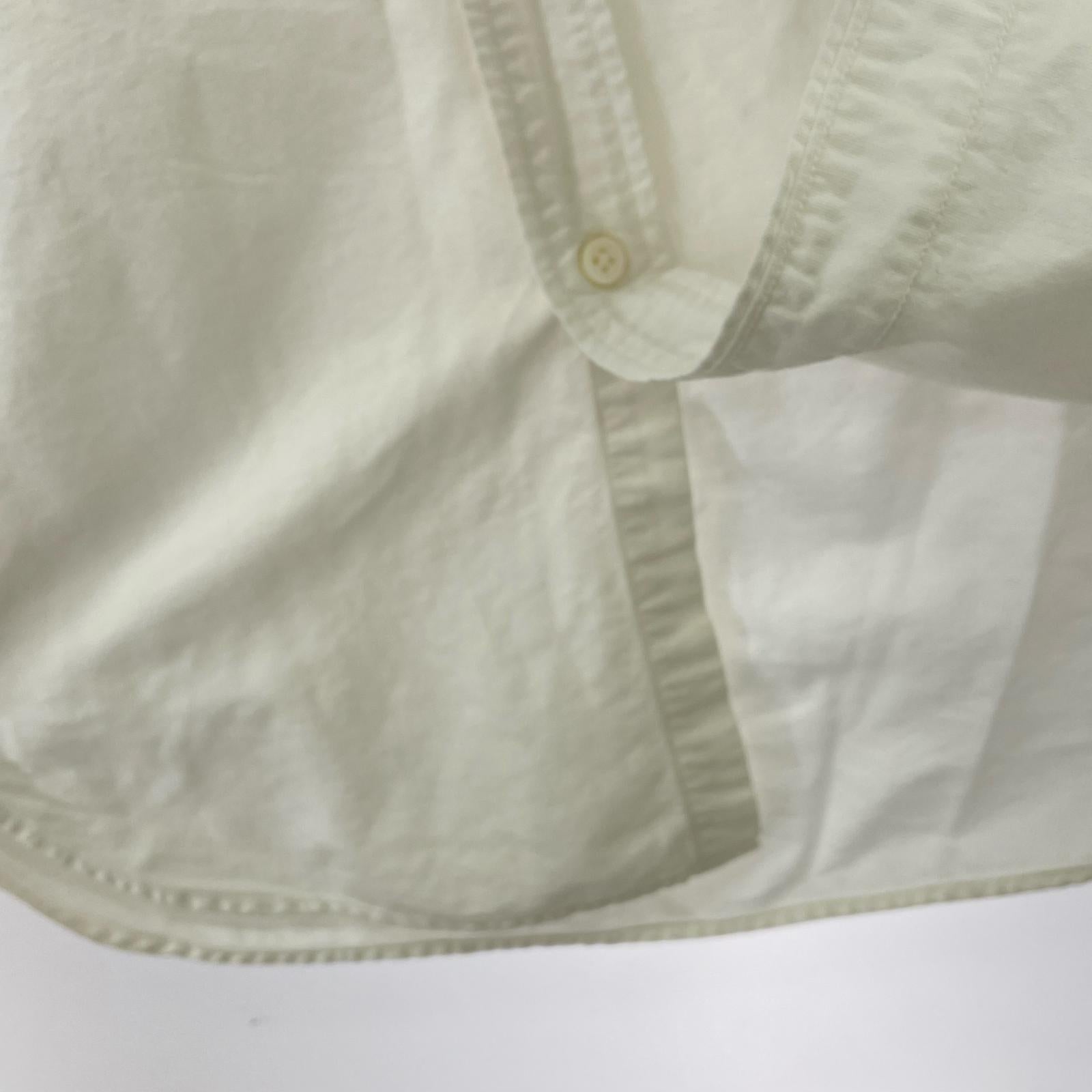 長袖シャツ OXFORD 白 36 ホワイト