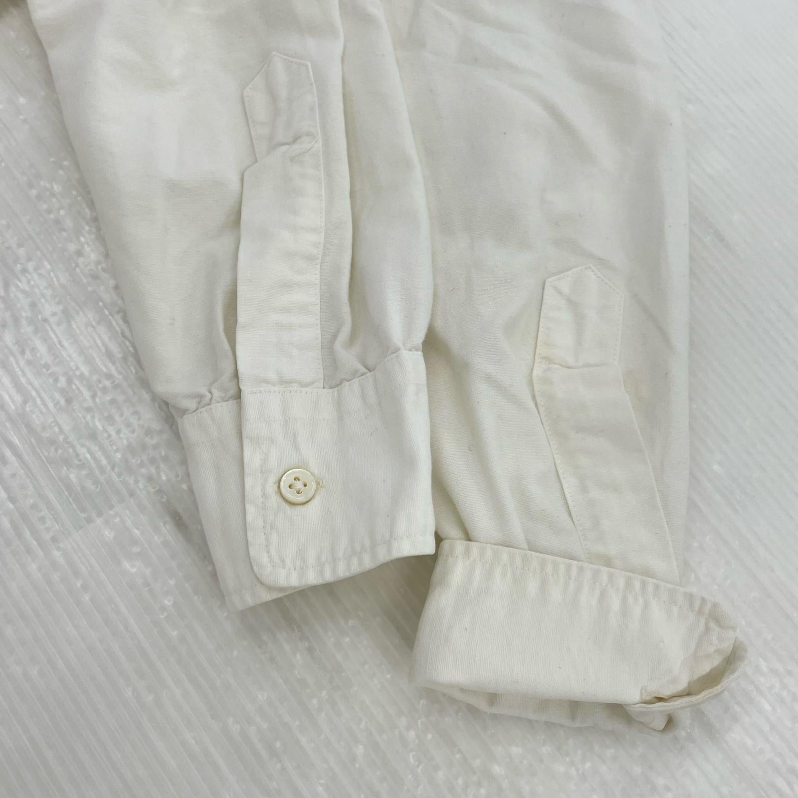 長袖シャツ OXFORD 白 36 ホワイト