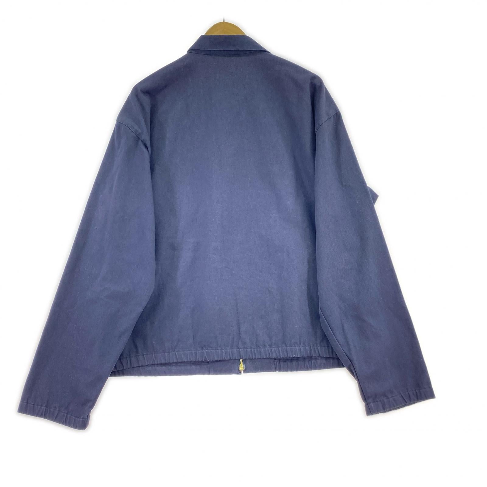 ブルゾン 80s 三角タグ スイングトップ 紺 (L) L ネイビー