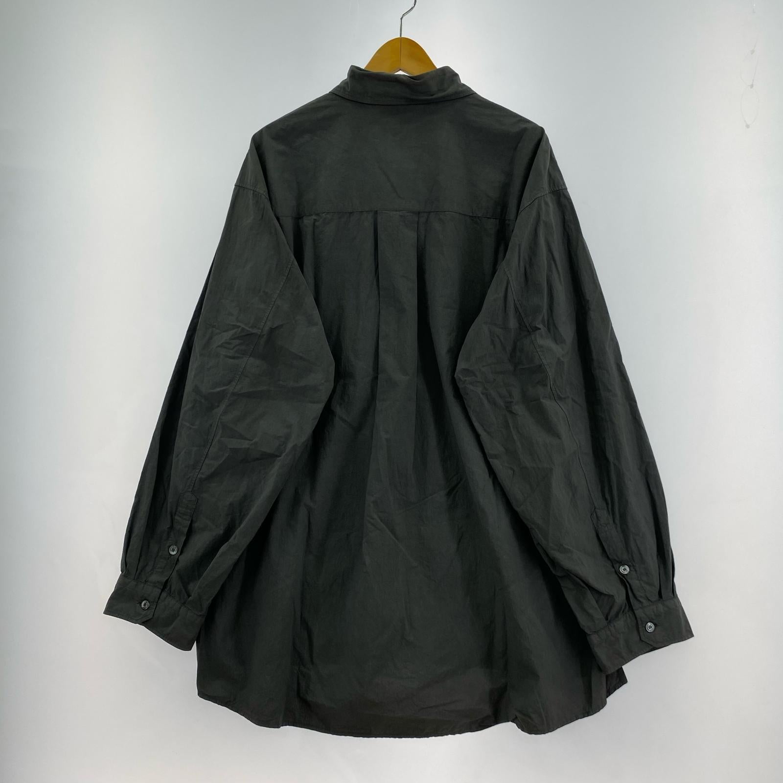 長袖シャツ 25SS DYED SHRINK OVER SHIRT 2 グレー