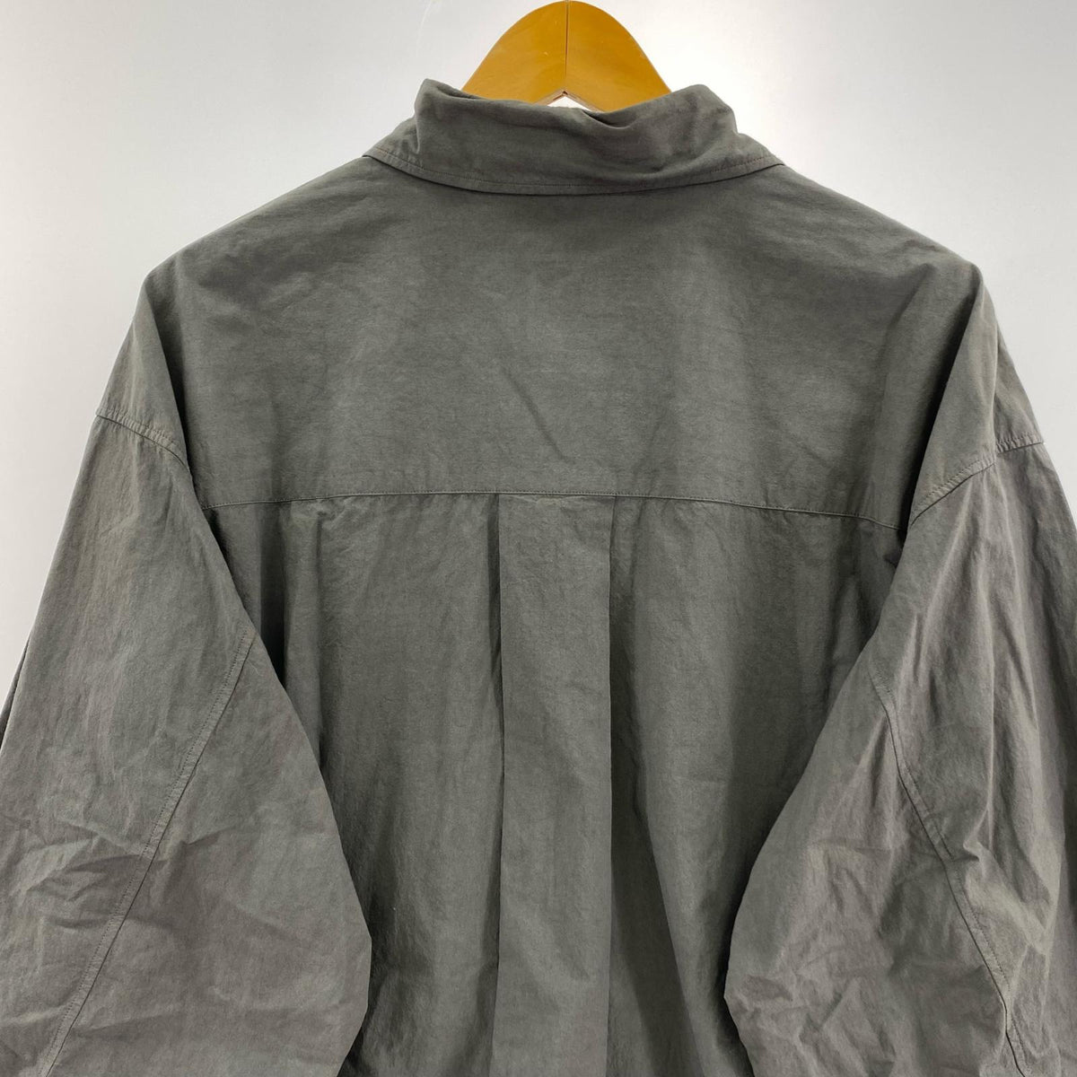 長袖シャツ 25SS DYED SHRINK OVER SHIRT 2 グレー
