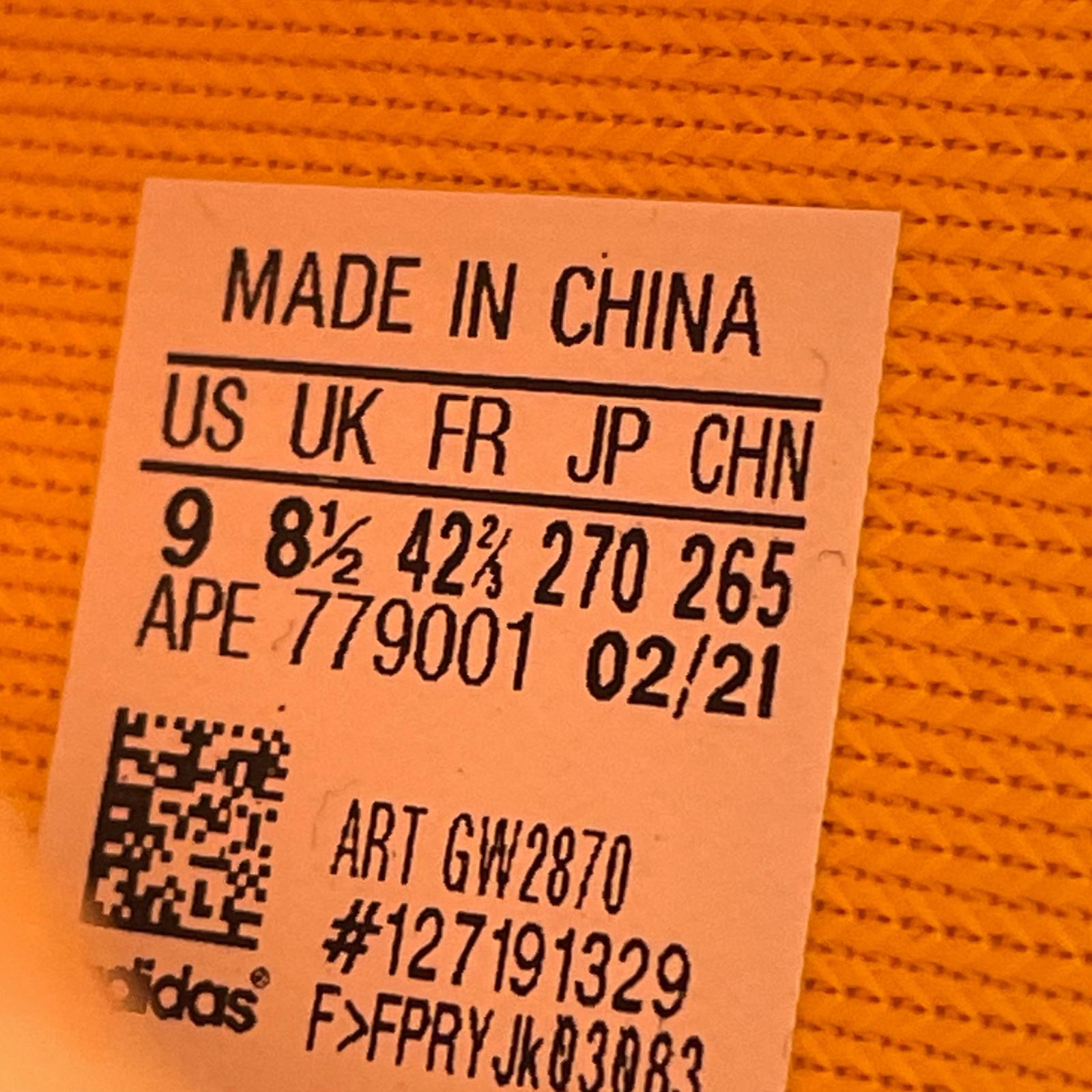 スニーカー Yeezy Boost 350 V2 (27.0cm) GW2870 27cm (US9 UK8 1/2 EU44) オレンジ