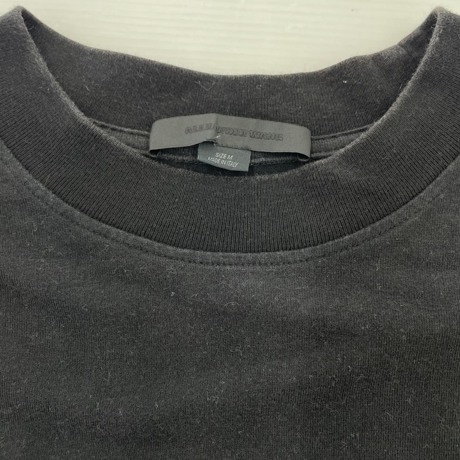 長袖Tシャツ Alexander Wang L/SプリントTee M ブラック M ブラック