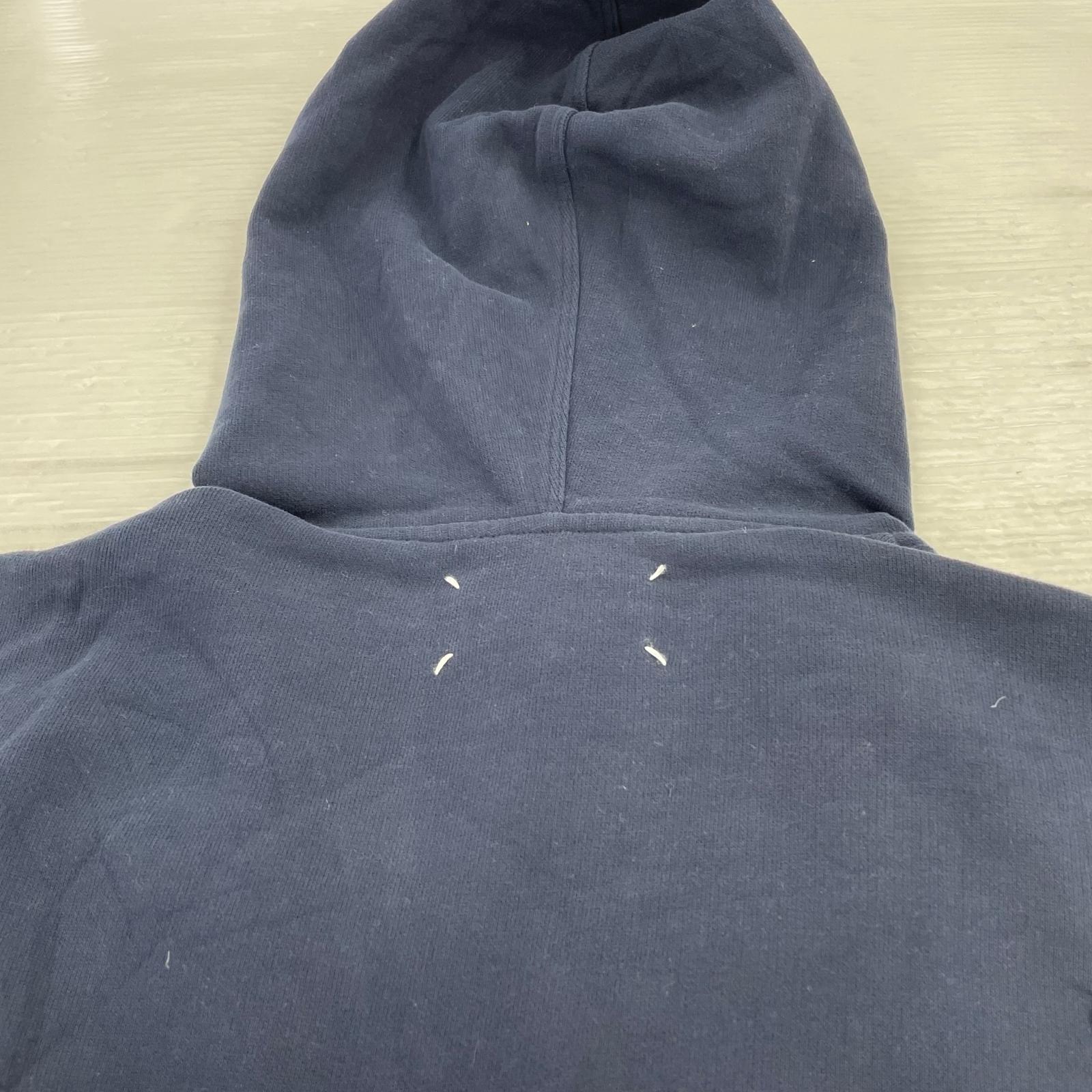 パーカー MAISON MARGIELA 10 プリントPOパーカー 48 ネイビー 48 ネイビー