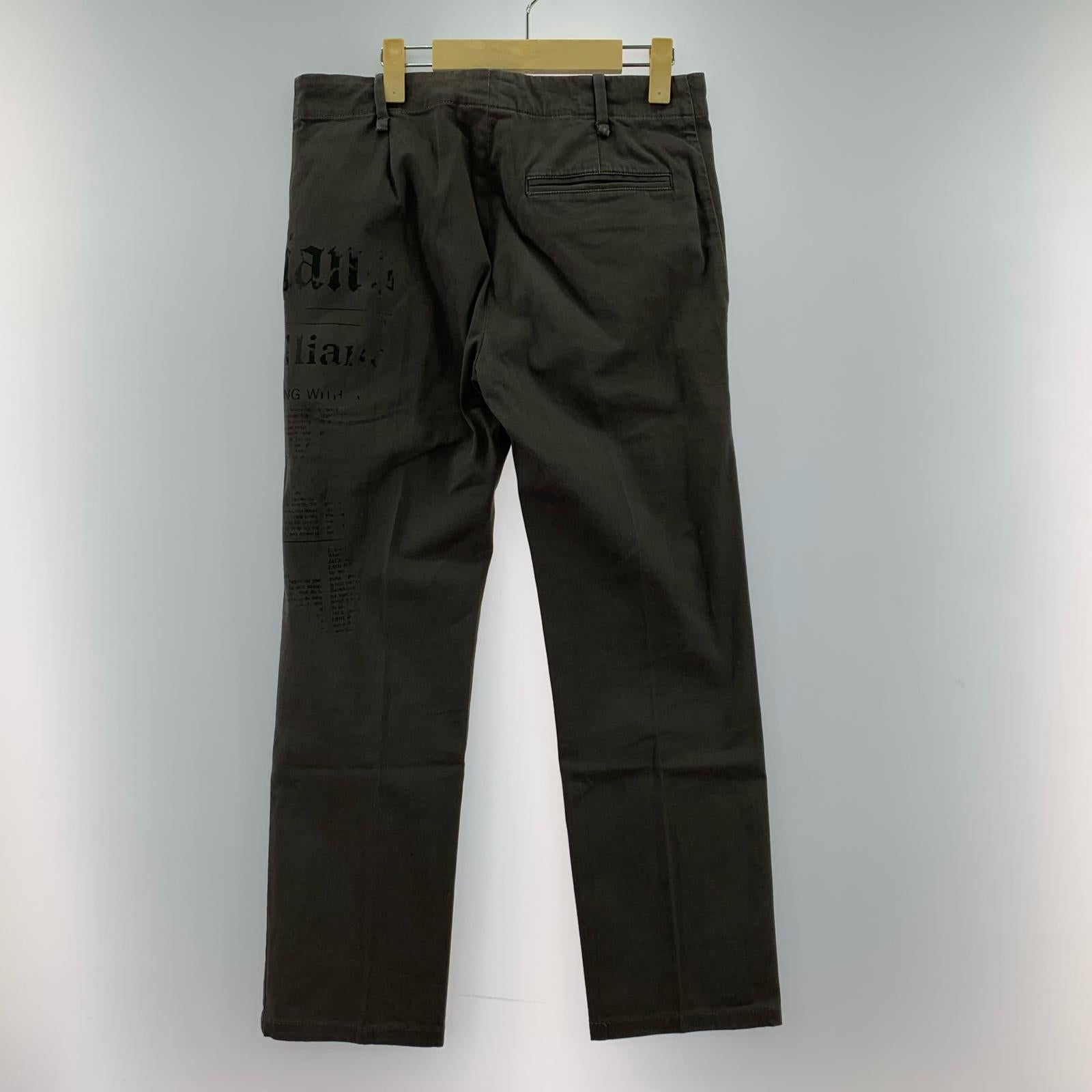 パンツ GALLIANO ニュースペーパーパンツ 30/44 グレー系 30