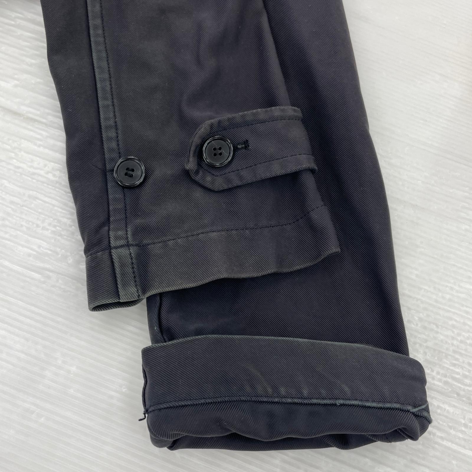 ジャケット COMME des GARCONS SHIRT 製品染ステンカラーコート XS ブラック ブラック