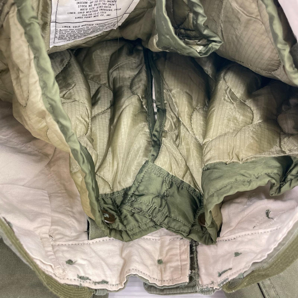 パンツ ??51 TALONZIP インナー付き S カーキ