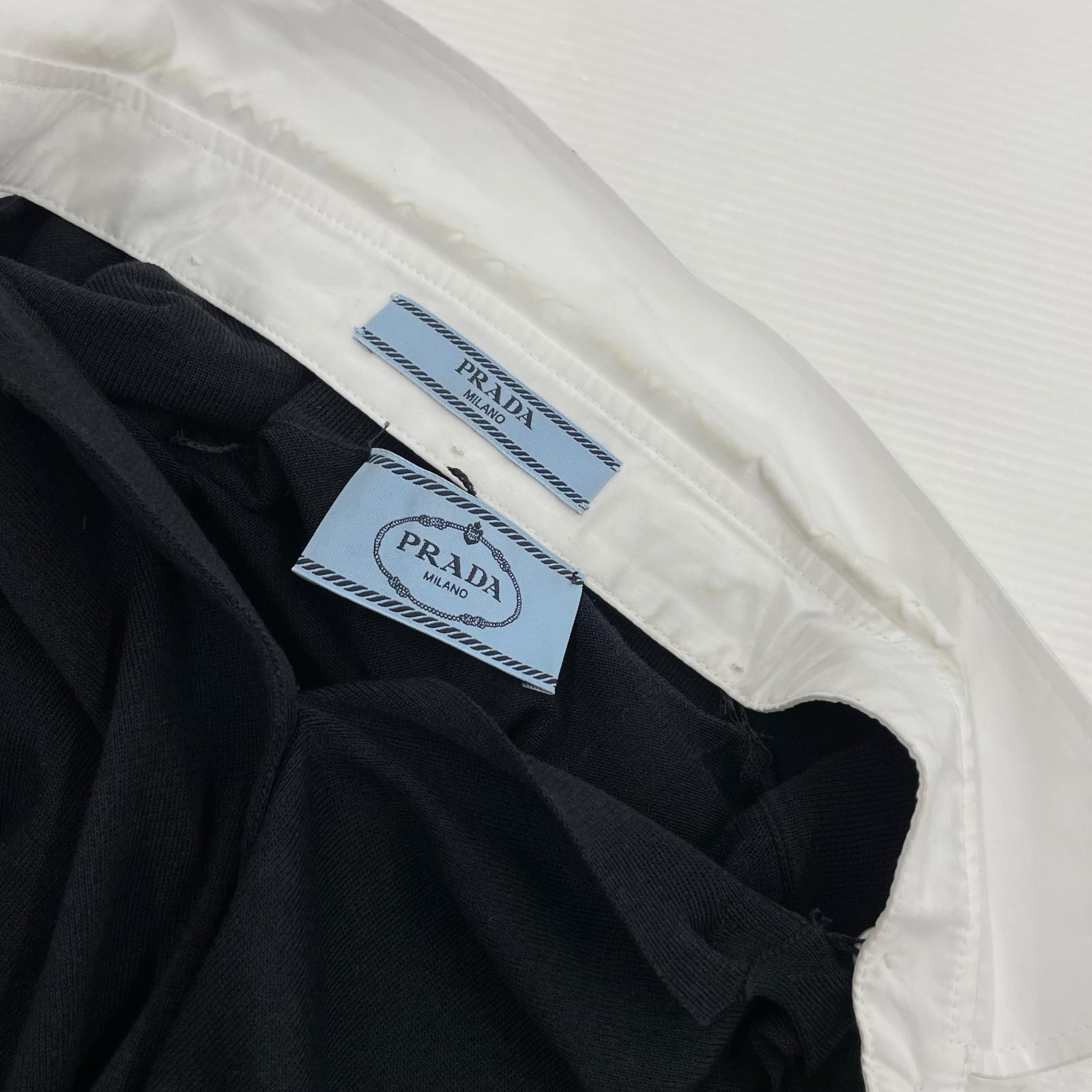 24AW Cleric Knit Polo Shirt 36 BLK DNA02S S000 14HB