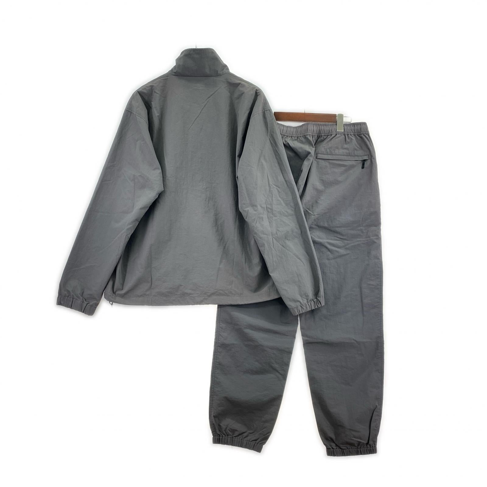 ジャケット ennoy シャカシャカナイロンセットアップ L グレー L グレー