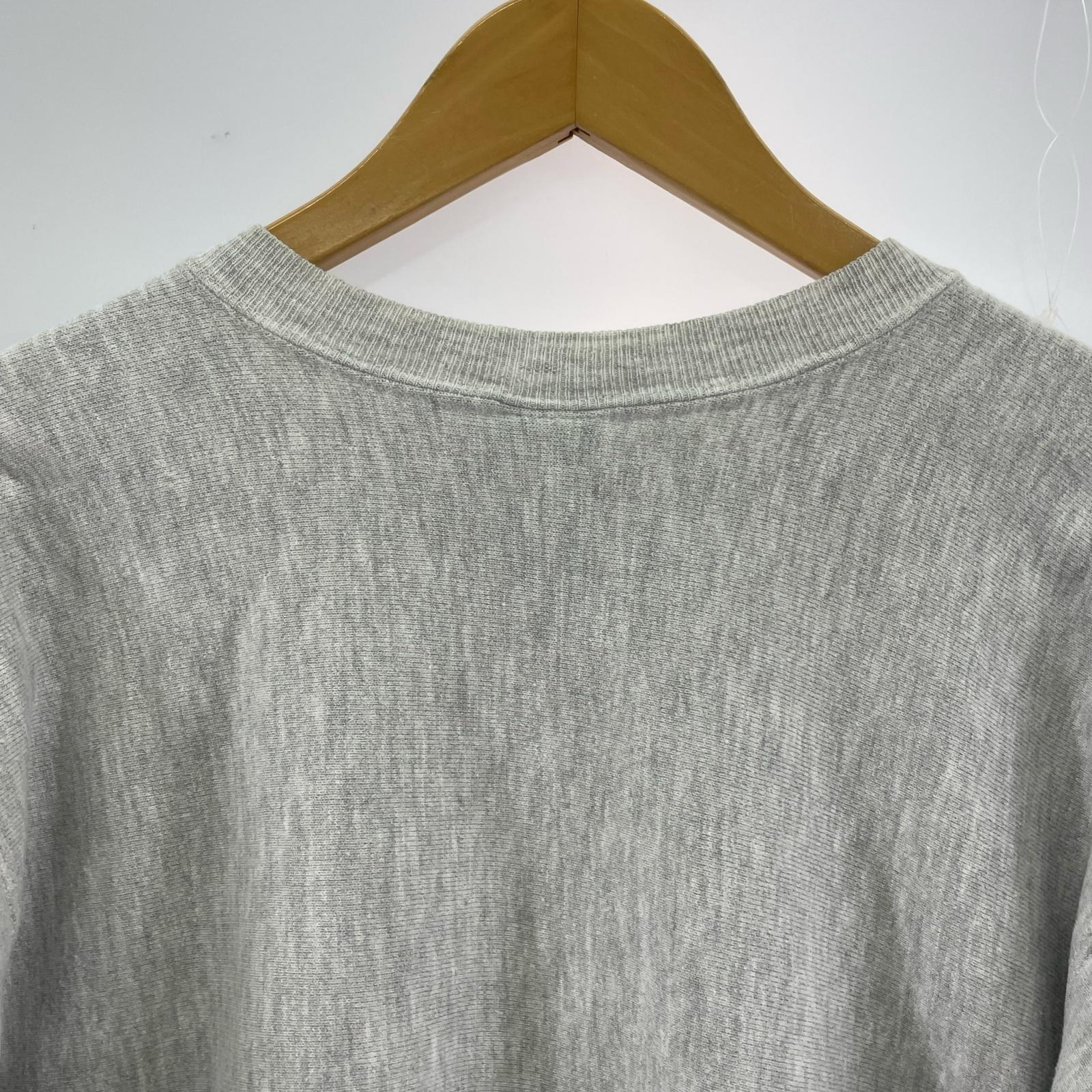 スウェット Champion リバースウィーブ カレッジロゴ グレー (L) L グレー