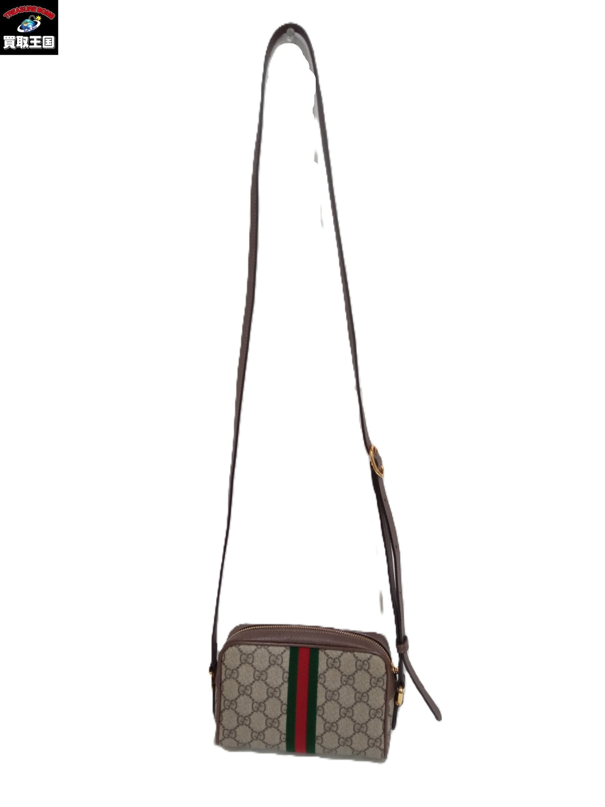 GUCCI GGスプリーム シェリーライン ミニショルダーバッグ