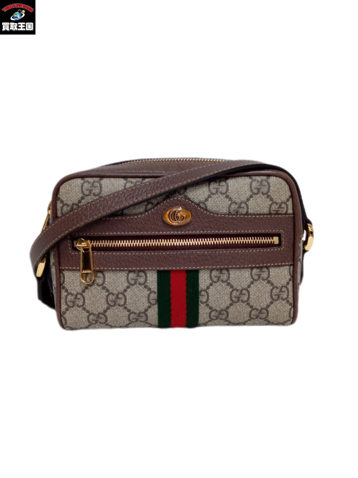 GUCCI GGスプリーム シェリーライン ミニショルダーバッグ