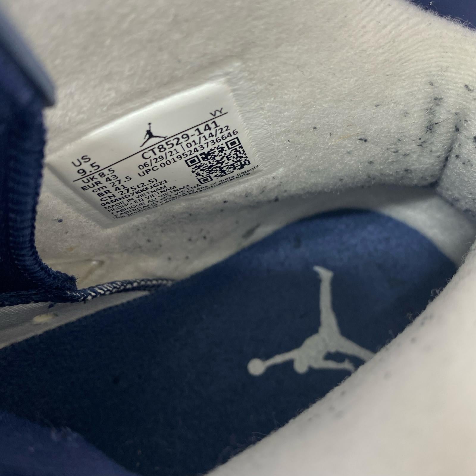 スニーカー AIR JORDAN 6 MIDNIGHT NAVY 27.5cm 27.5cm (US9 1/2 UK9 EU45) ホワイト
