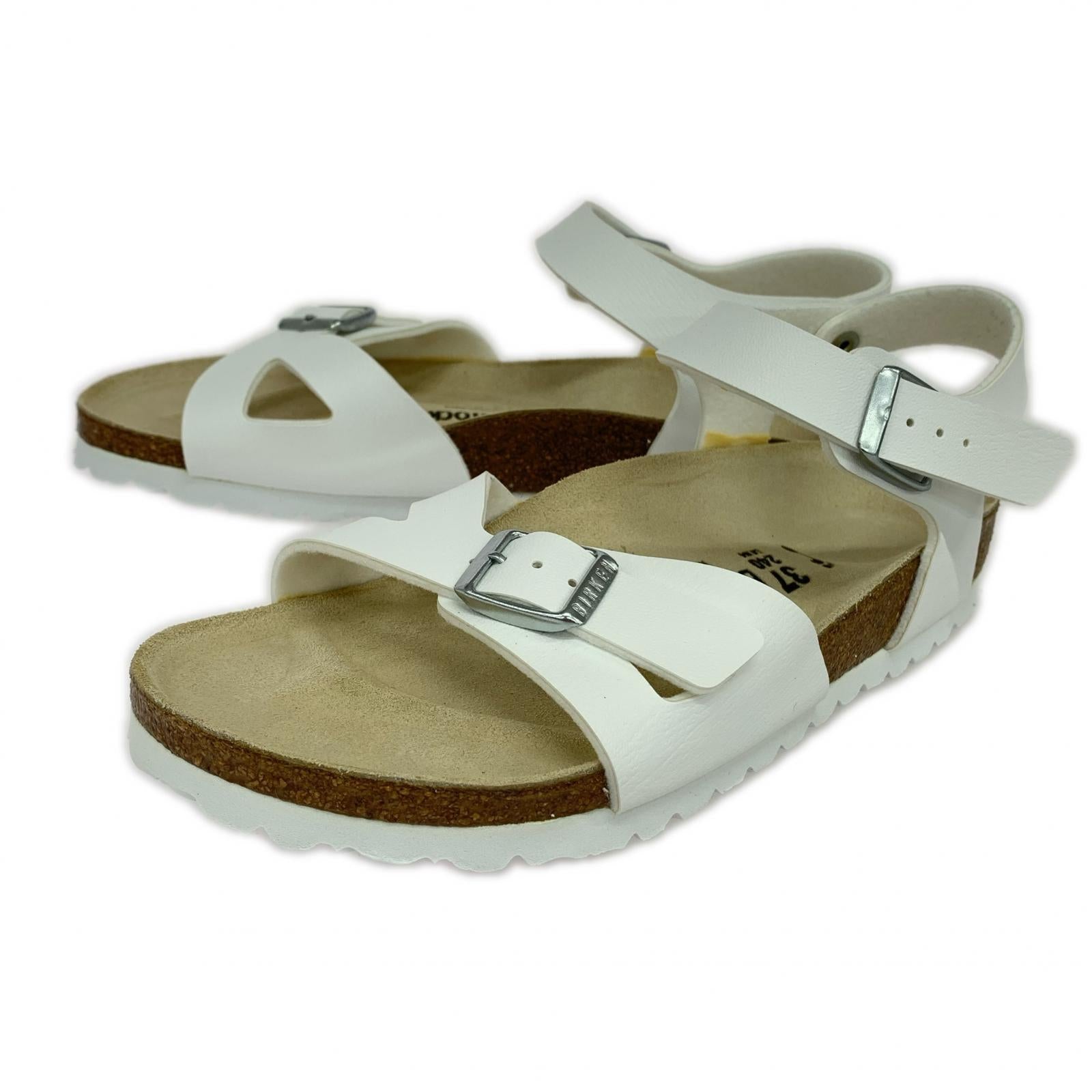 その他靴 BIRKENSTOCK RIO リオ ストラップサンダル 37 ホワイト 24cm (US6 UK5 1/2 EU38) ホワイト